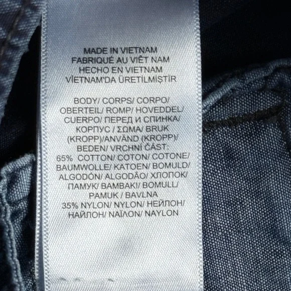 VTG Ralph Lauren Surplus Div Mountain Trousers Mens 32x28 Blue Cargo Pants - Picture 12 of 15